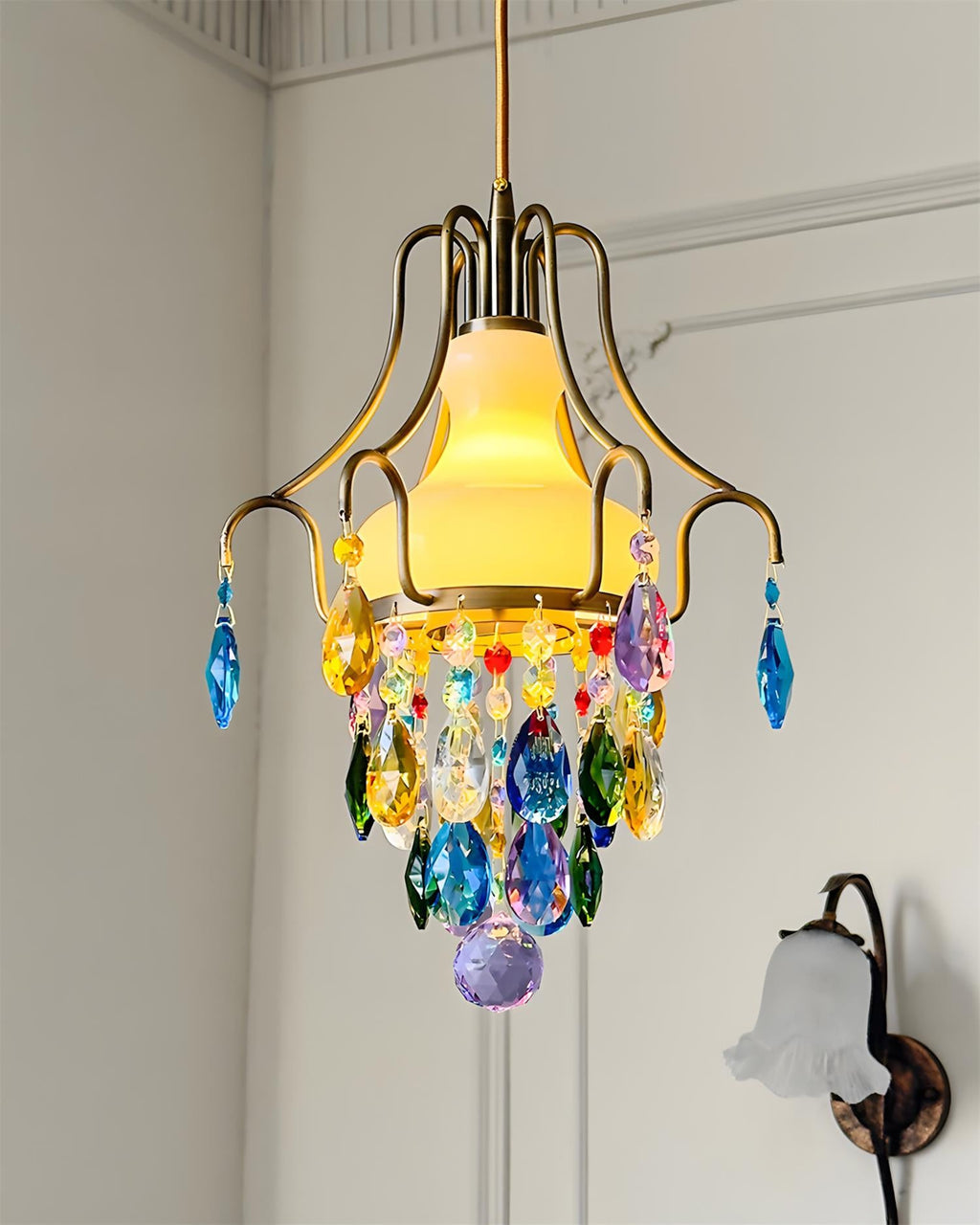 Caldira Drop Glass Pendant Lamp — product view 4
