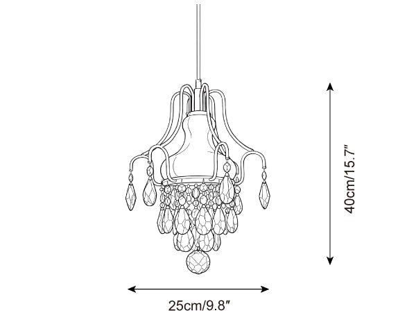 Caldira Drop Glass Pendant Lamp — product detail 16