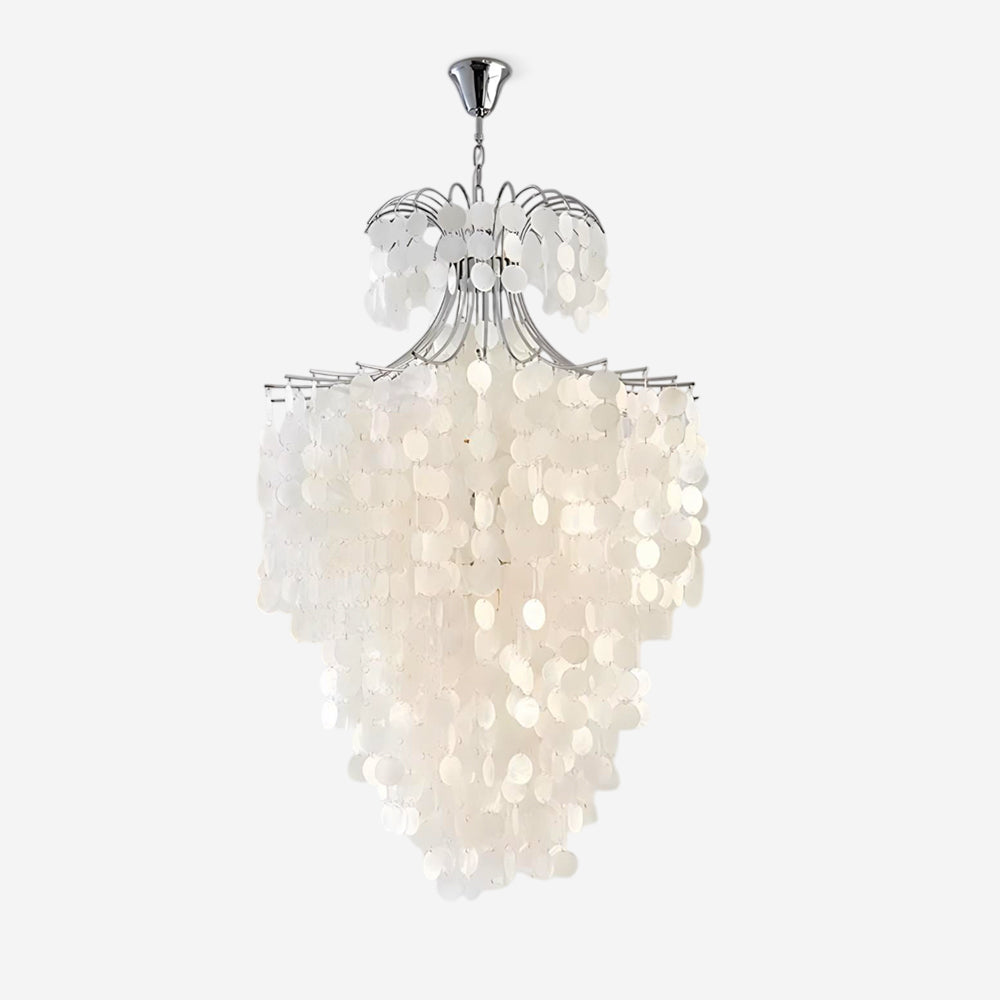 Tirenza Shell Metal Chandelier — product view 1