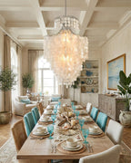 Tirenza Shell Metal Chandelier — product view 5
