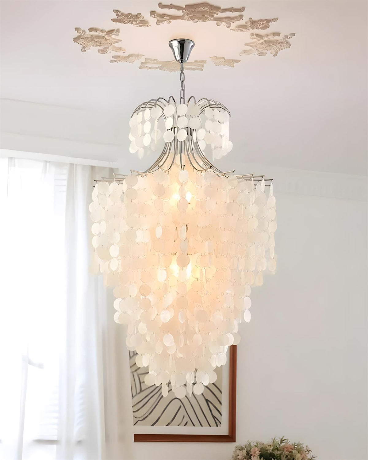 Tirenza Shell Metal Chandelier — product view 12