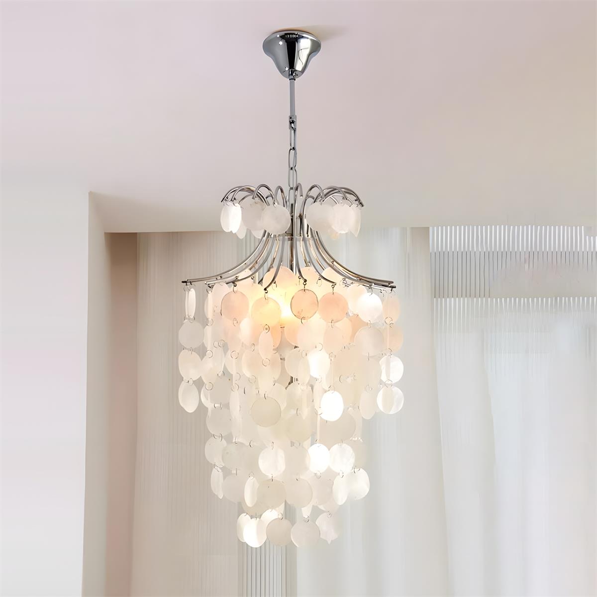 Tirenza Shell Metal Chandelier — product view 16