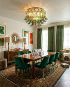 Serenza Layered Glass Ceiling Lamp — product view 3