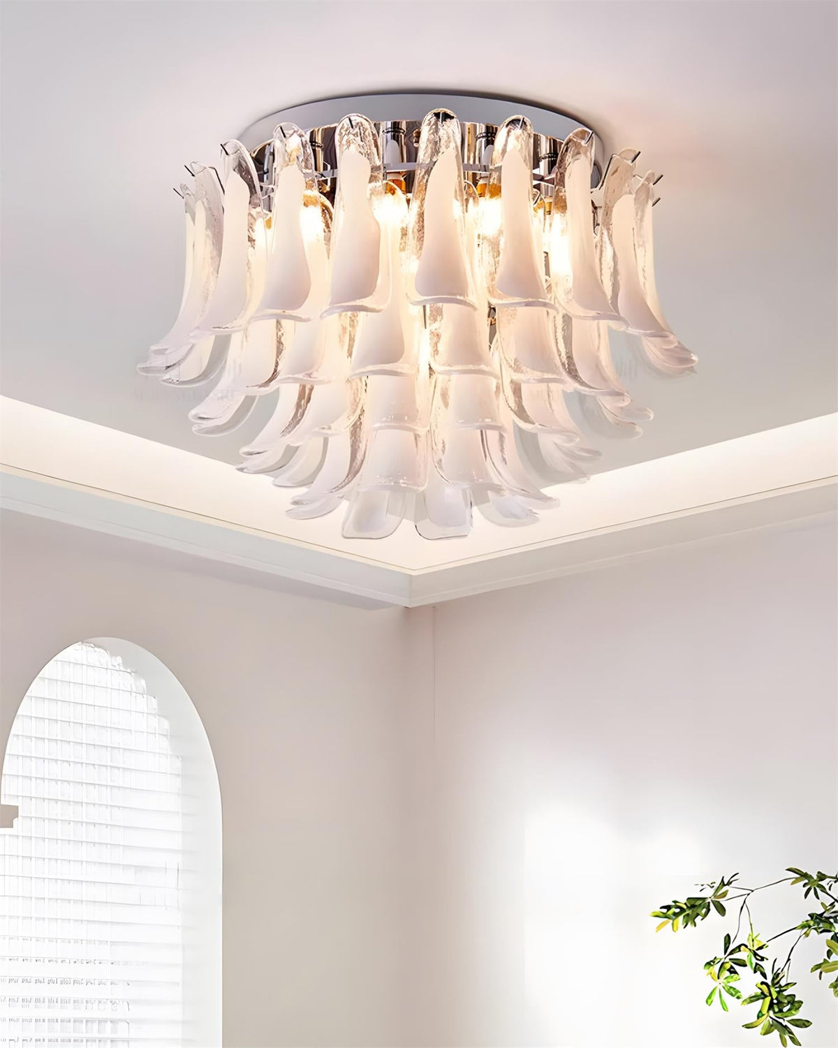Serenza Layered Glass Ceiling Lamp — product view 6