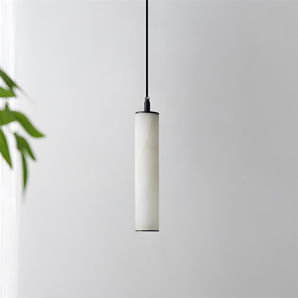 Calder Alabaster Tube Pendant Lamp — product view 9