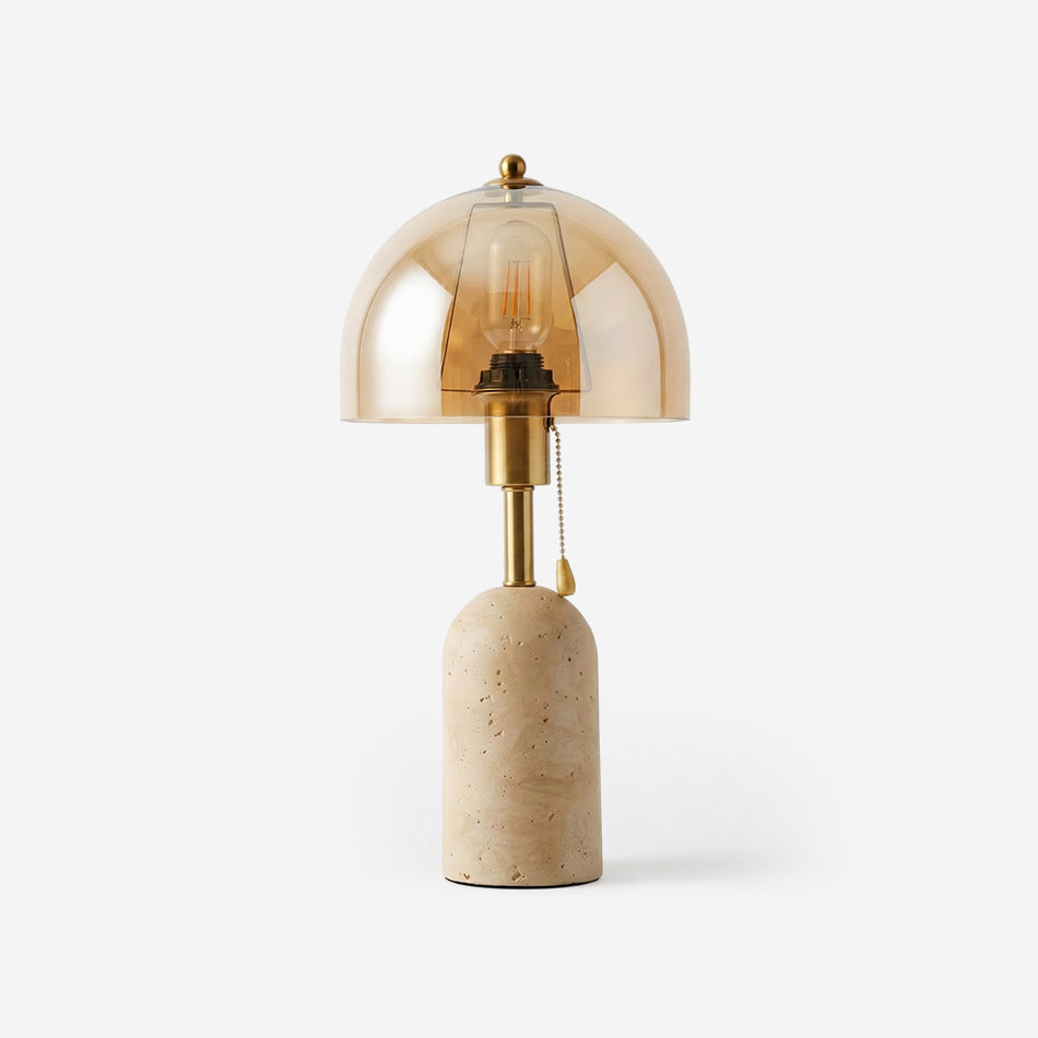 Avero Travertine Table Lamp — product view 1