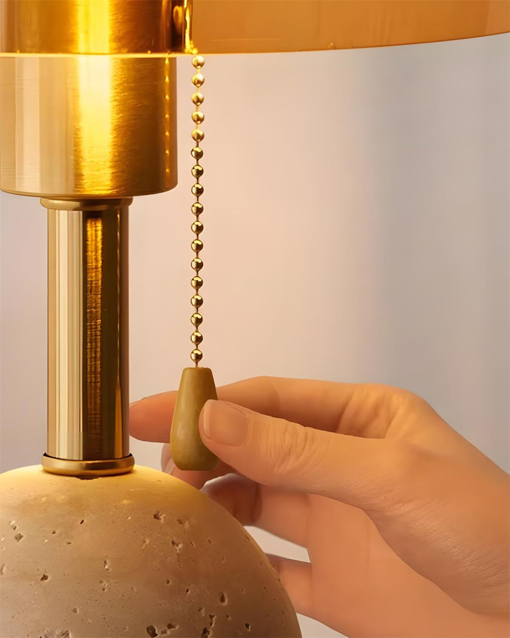Avero Travertine Table Lamp — product view 18