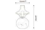 Stilla Orb Travertine Table Lamp — product detail 23