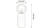 Stilla Orb Travertine Table Lamp — product detail 24