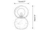 Stilla Orb Travertine Table Lamp — product detail 25