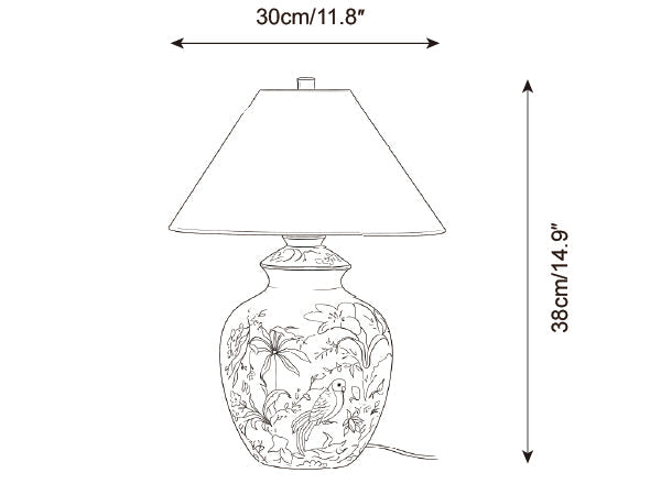 Meadow Muse Fabric Table Lamp — product detail 24