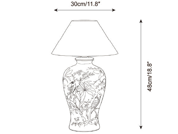 Meadow Muse Fabric Table Lamp — product detail 25
