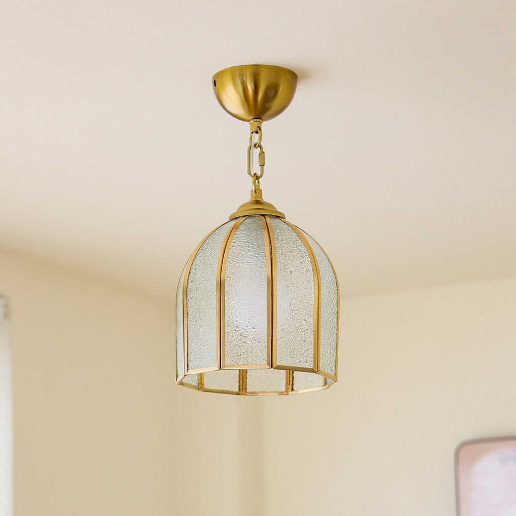 Moire Glass Ceiling Lamp — product view 2
