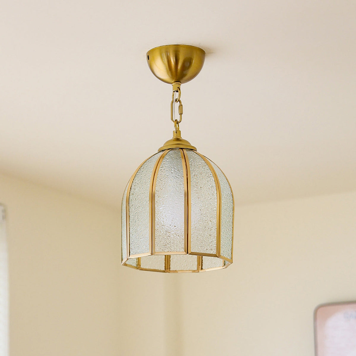 Moire Glass Ceiling Lamp — product view 2