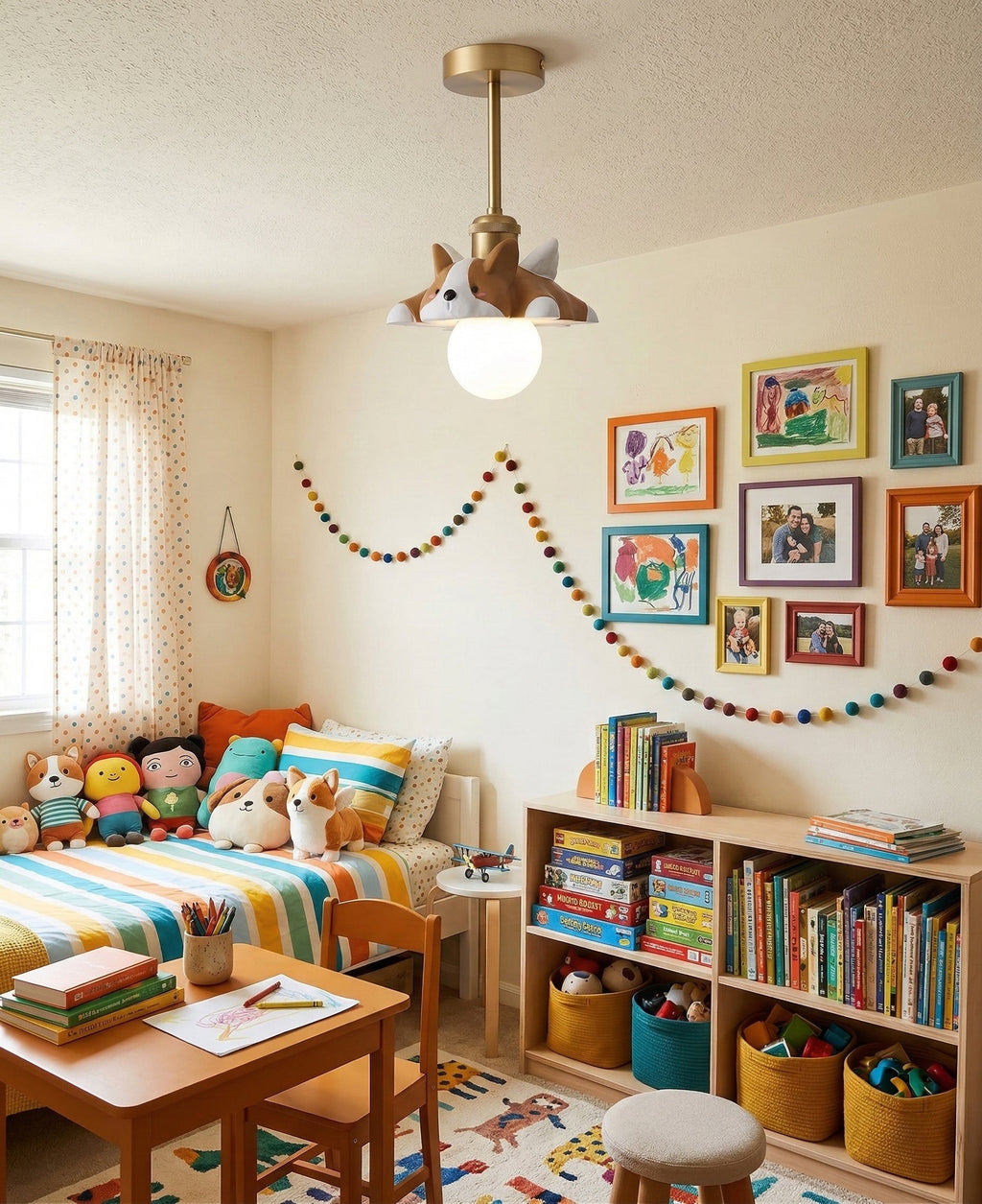 Dreamy Paws Metal Ceiling Lamp — product view 10