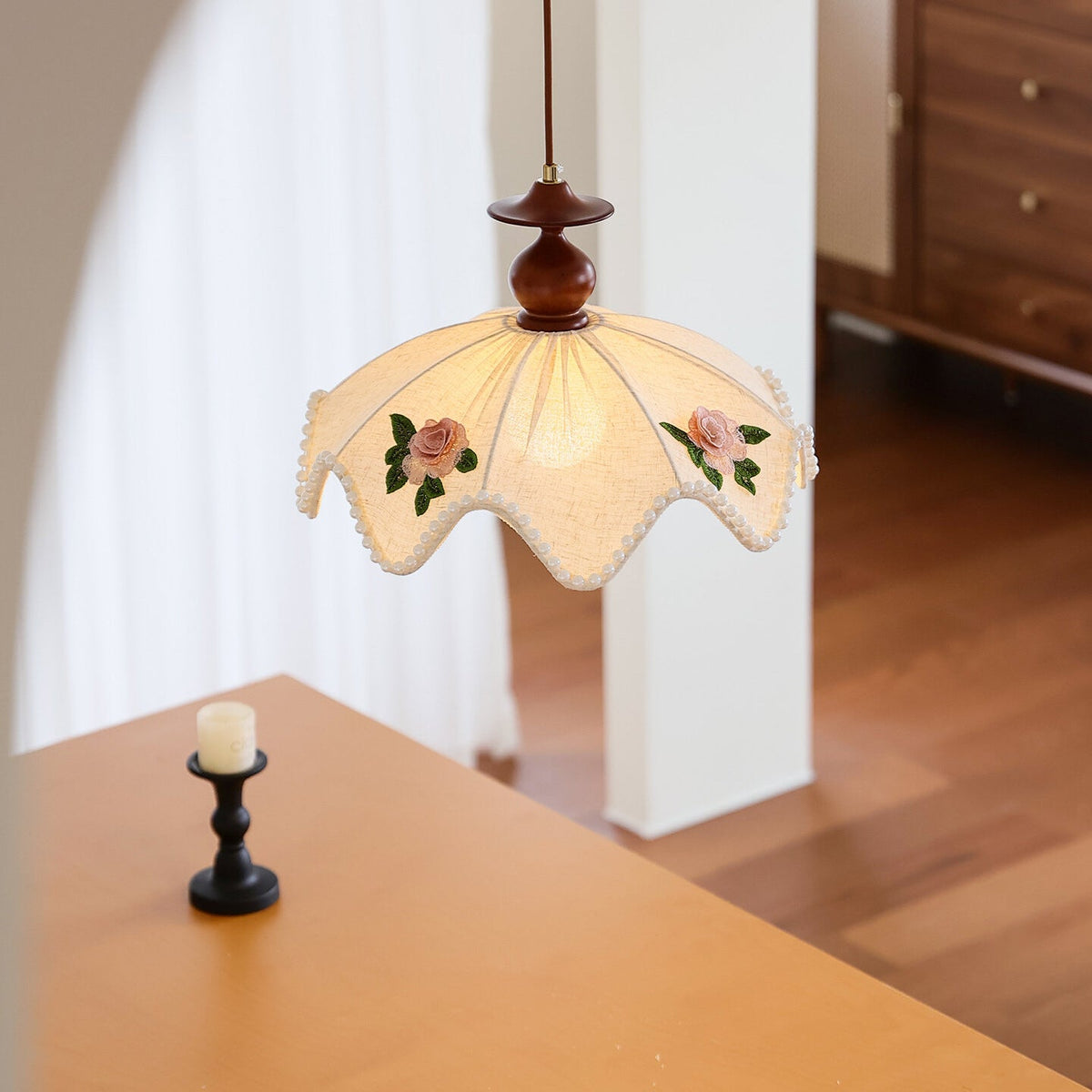 Balletic Wood Pendant Lamp — product view 2