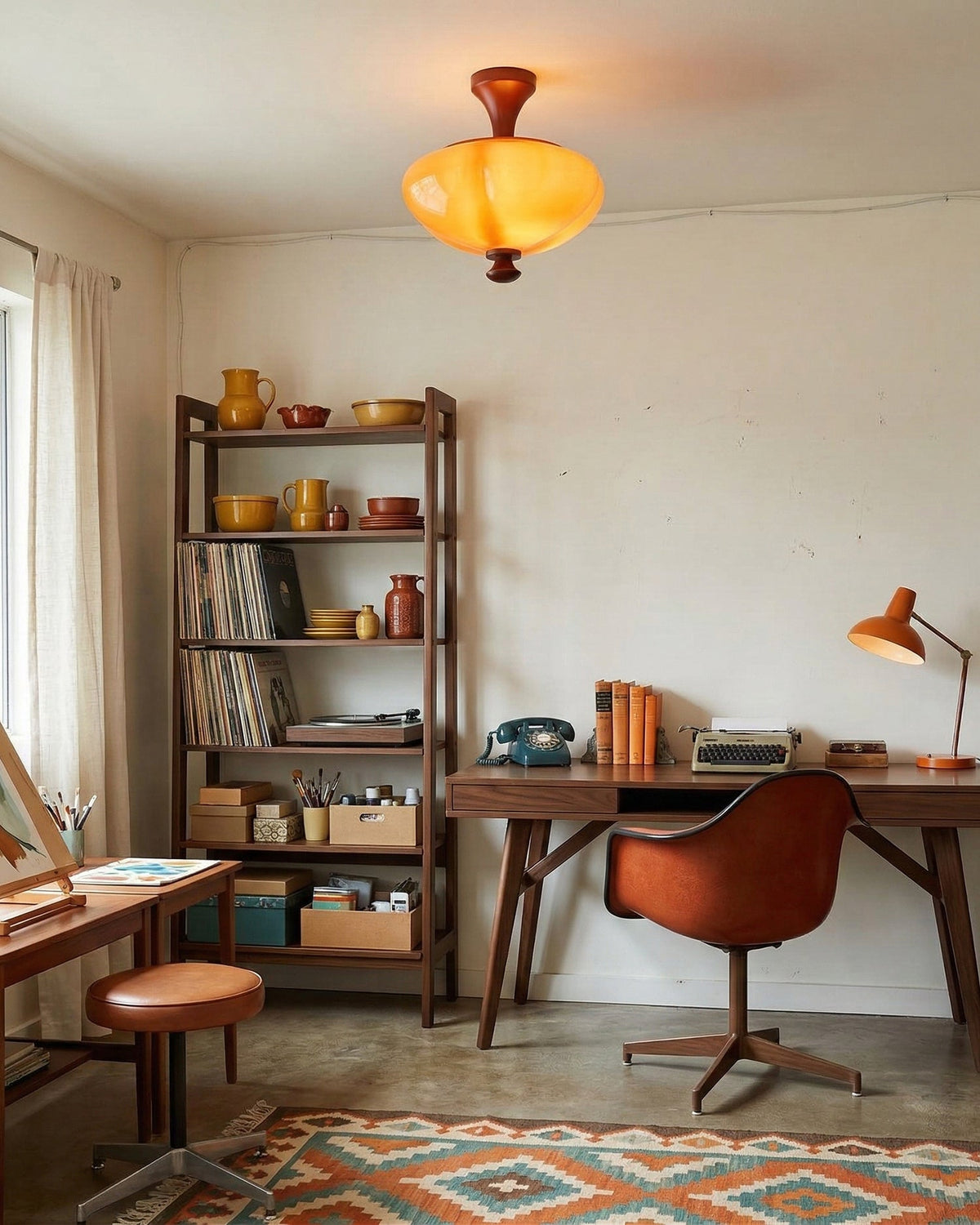 Carmelo Glass Ceiling Lamp — product view 3