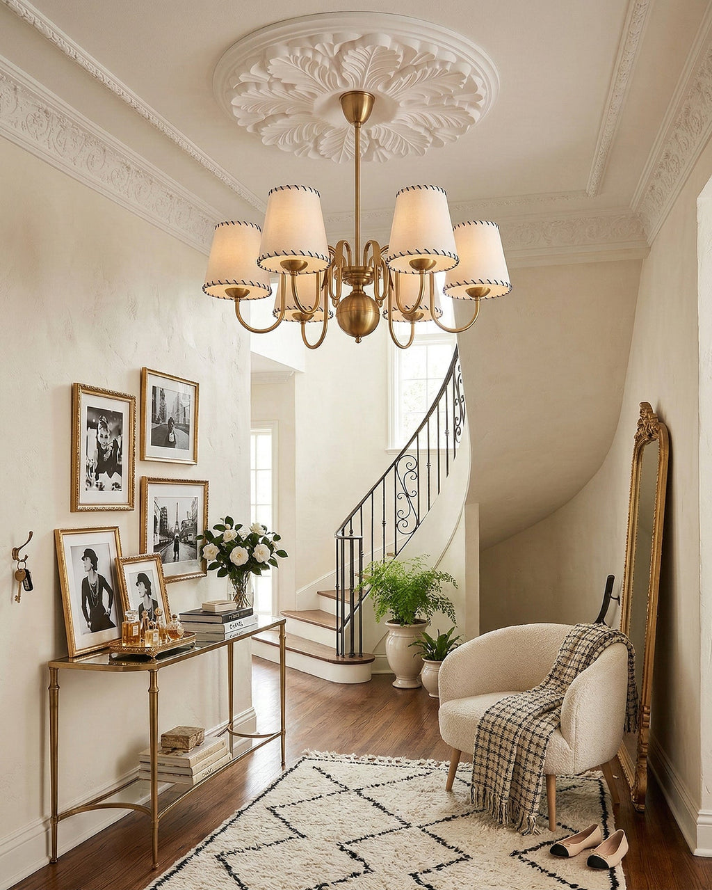 Lucienne Metal Chandelier — product view 7
