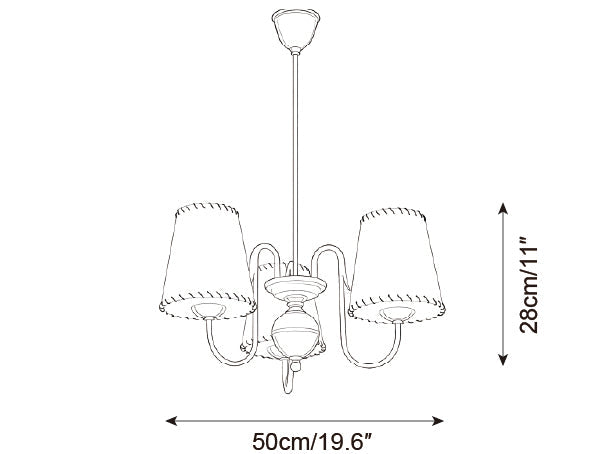 Lucienne Metal Chandelier — product detail 13