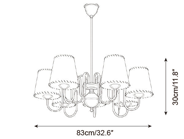 Lucienne Metal Chandelier — product detail 15