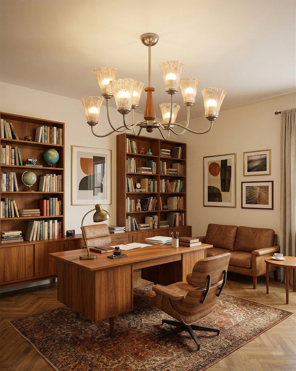 Selmora Glass Chandelier — product view 2