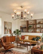 Selmora Glass Chandelier — product view 4