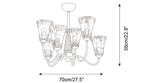 Selmora Glass Chandelier — product detail 14