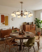 Halden Wood Chandelier — product view 3