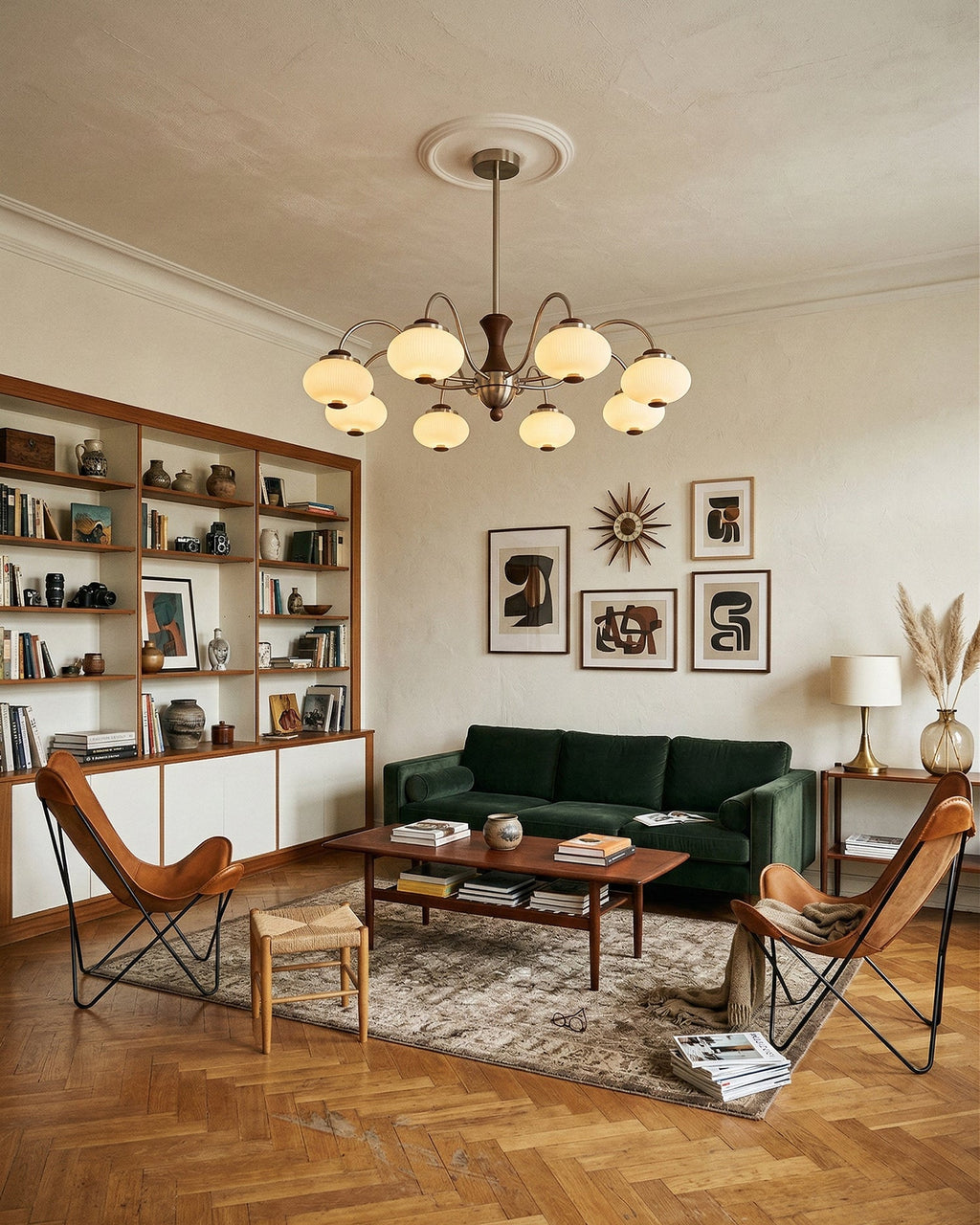 Halden Wood Chandelier — product view 6