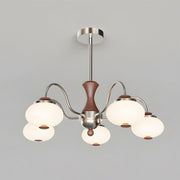 Nickel & Walnut Color