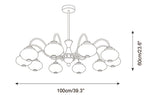 Halden Wood Chandelier — product detail 15