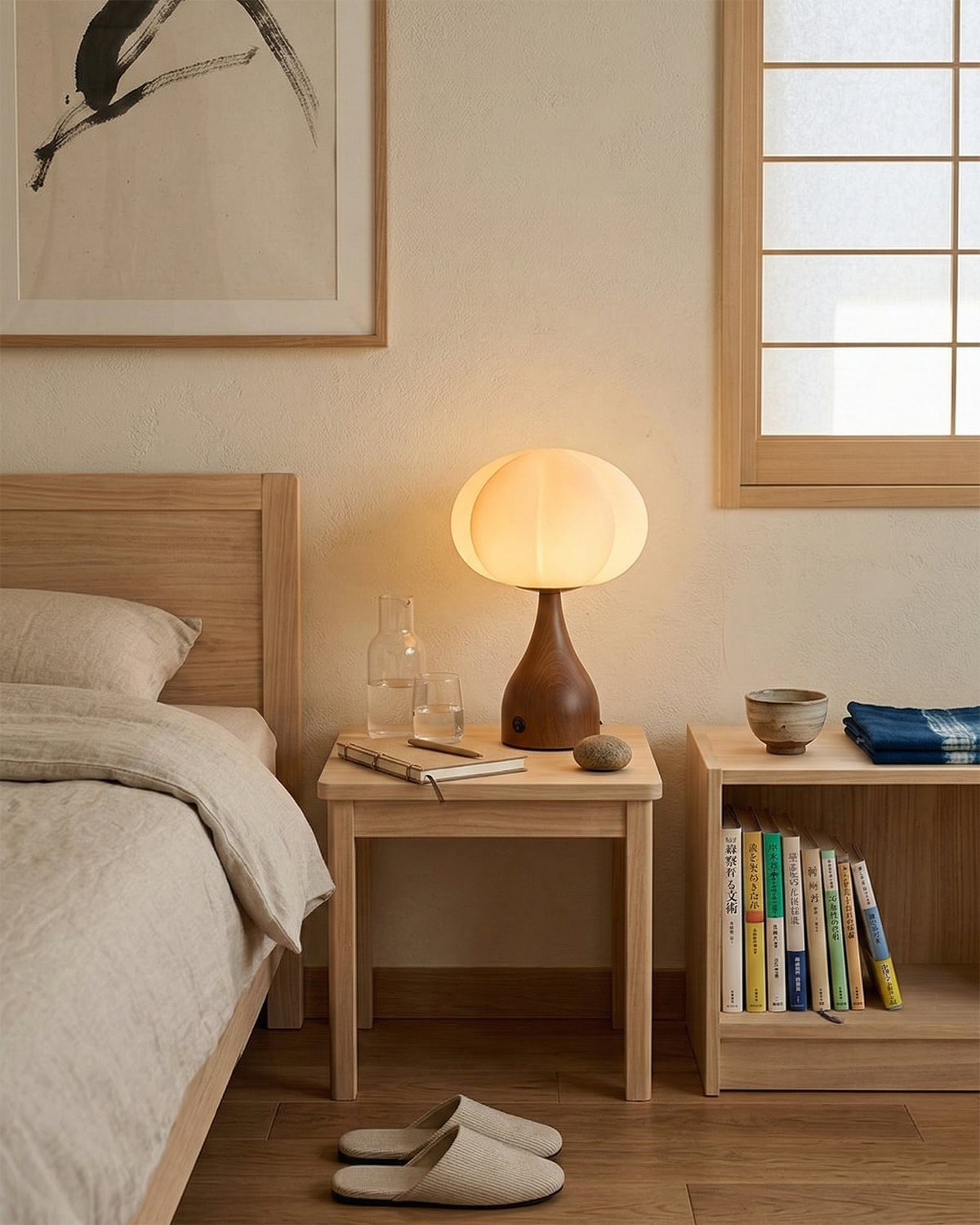Seluna Glass Table Lamp — product view 2