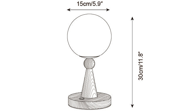 Seluna Glass Table Lamp — product detail 23