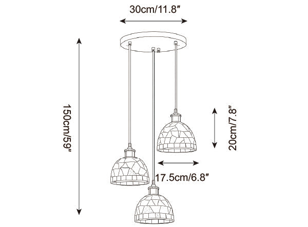 Lomira Glass Pendant Lamp — product detail 34