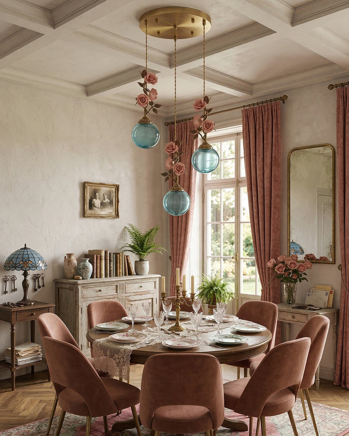 Bellarose Glass Chandelier — product view 2