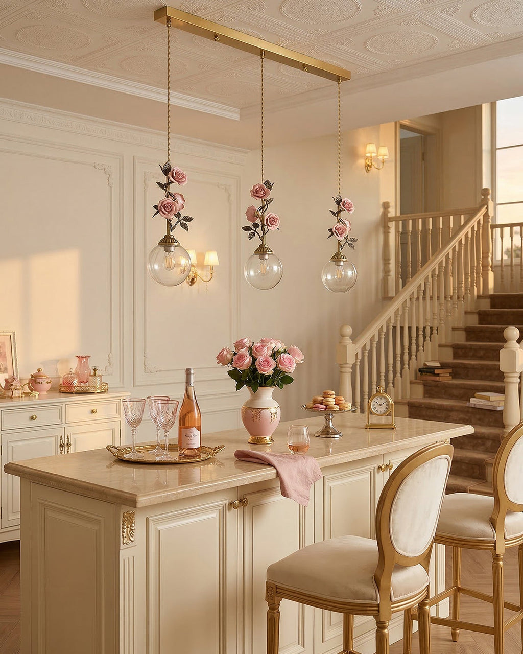 Bellarose Glass Chandelier — product view 3