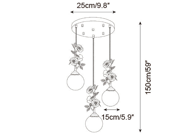 Bellarose Glass Chandelier — product detail 22