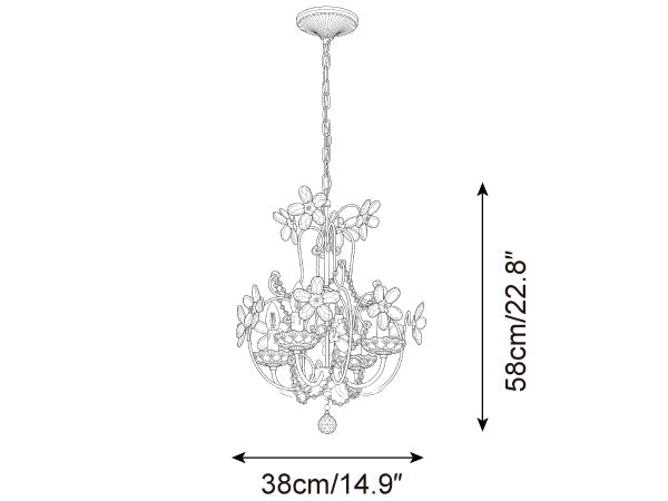 Cristavelle Metal Pendant Lamp — product detail 18