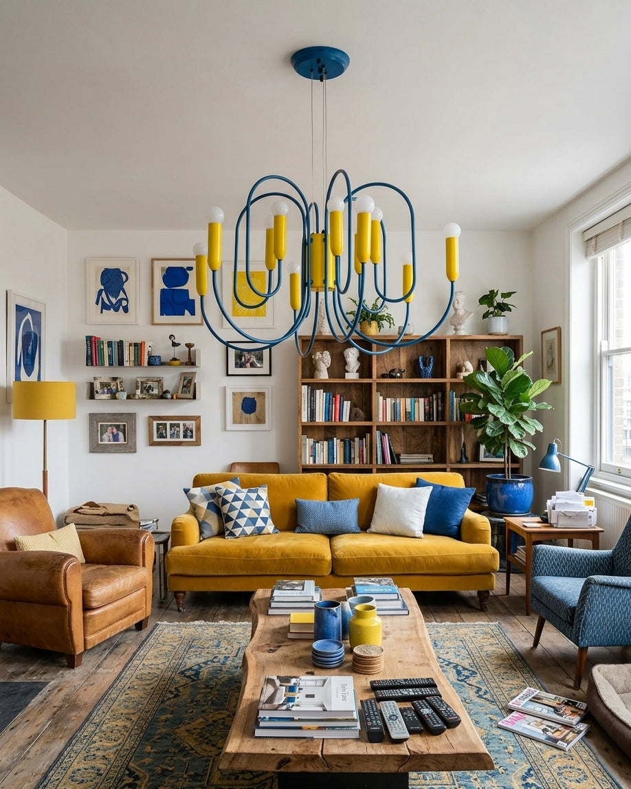 Solvico Metal Chandelier — product view 3