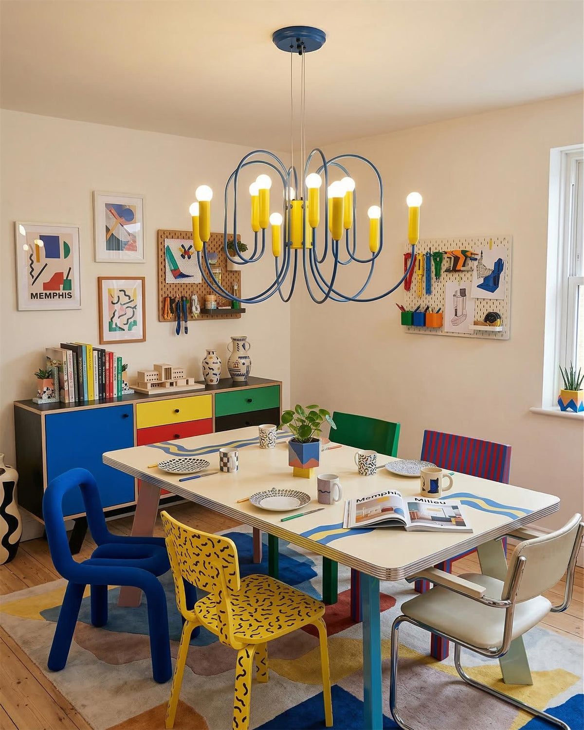 Solvico Metal Chandelier — product view 6