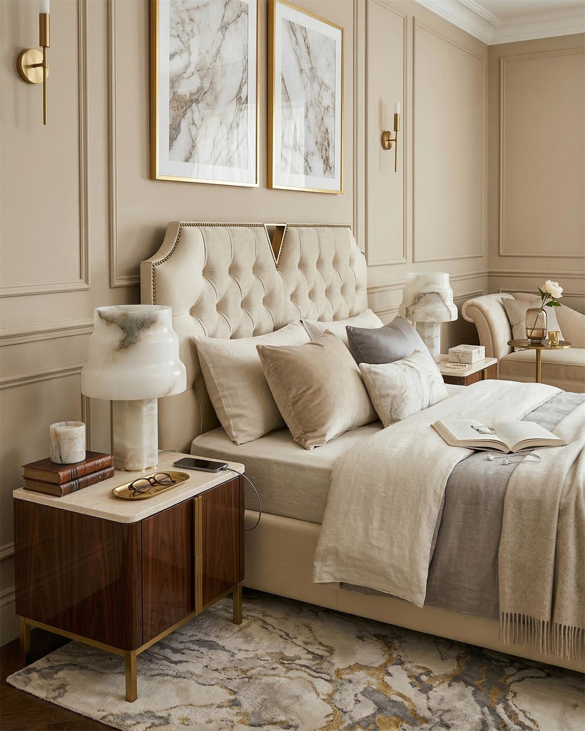 Selmora Alabaster Table Lamp — product view 5