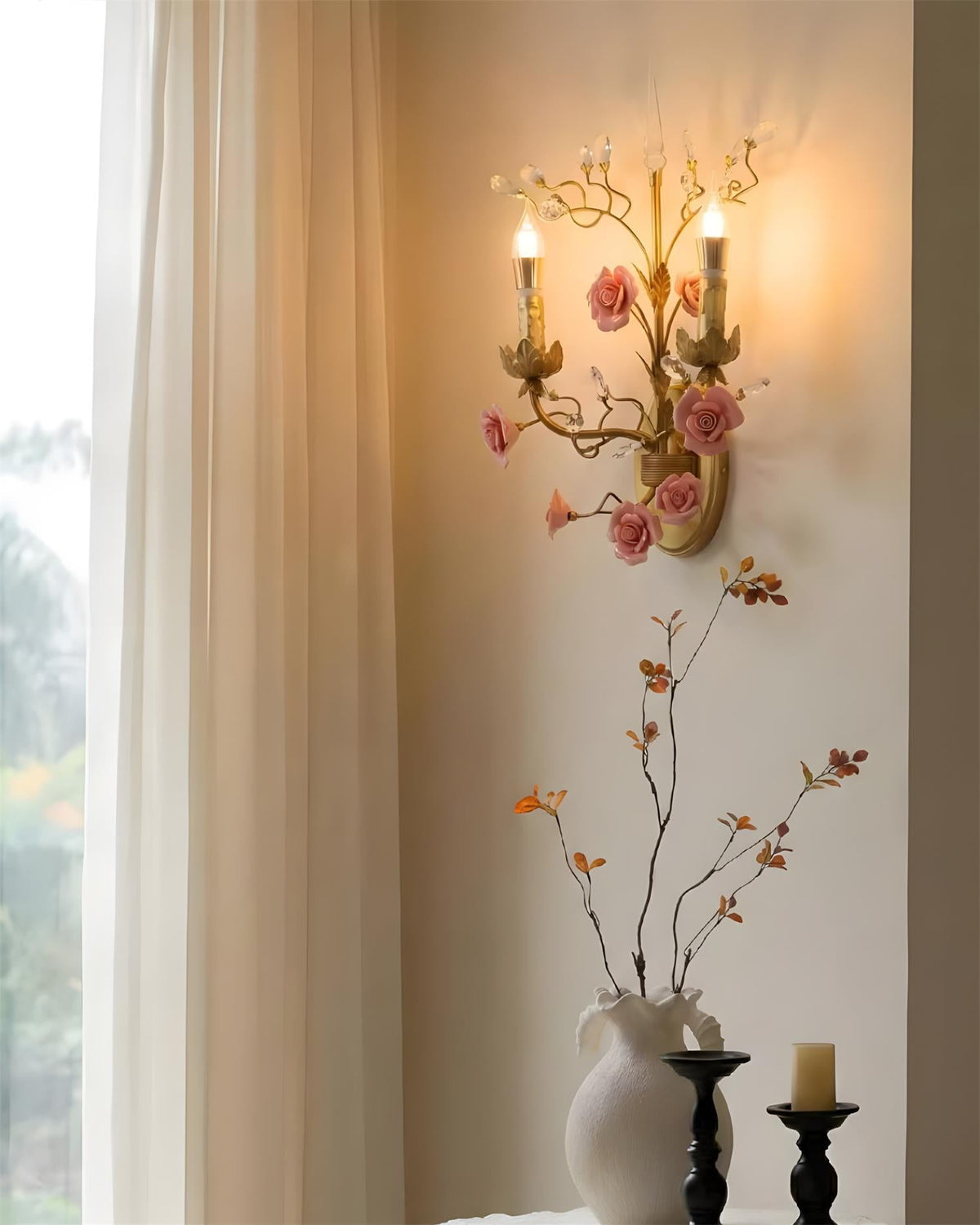 Aureflora Metal Wall Lamp — product view 6