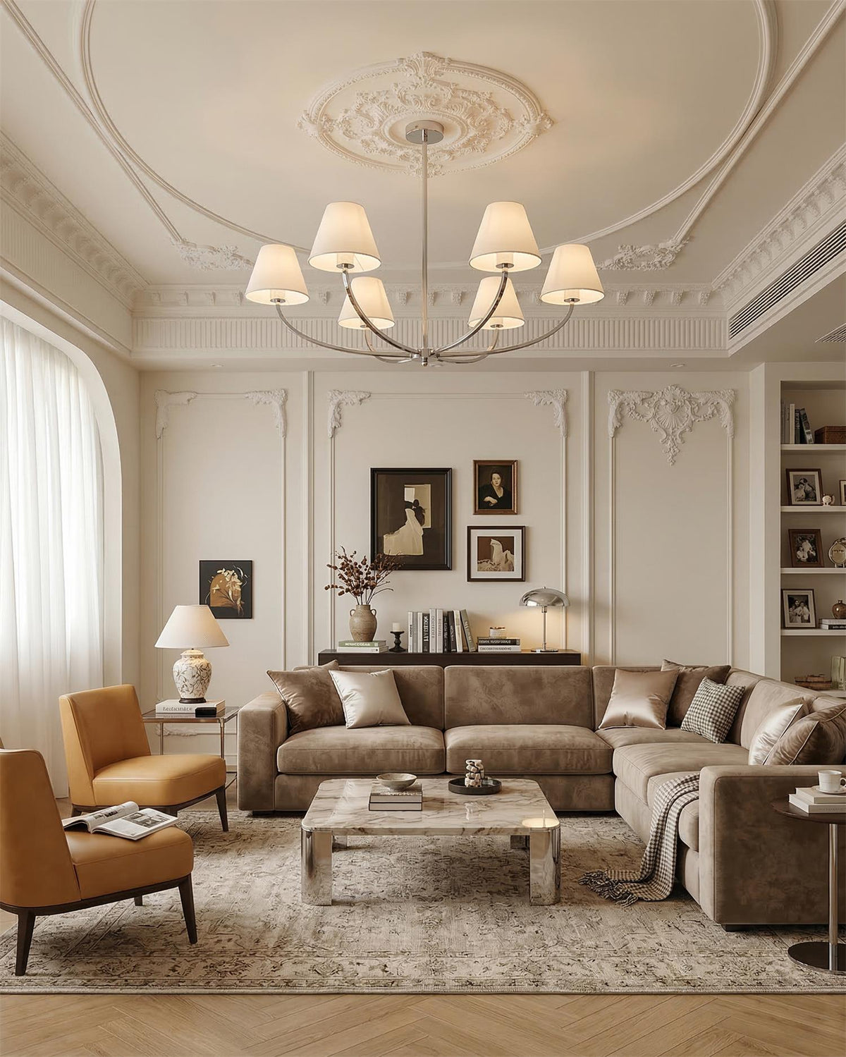 Selmont Metal Chandelier — product view 3