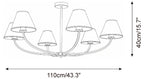 Selmont Metal Chandelier — product detail 15
