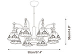 Marcella Wood Chandelier — product detail 19