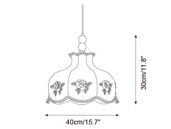 Bellarose Wood Pendant Lamp — product detail 9