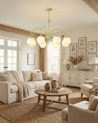 Tulip Matcha Glass Chandelier — product view 11