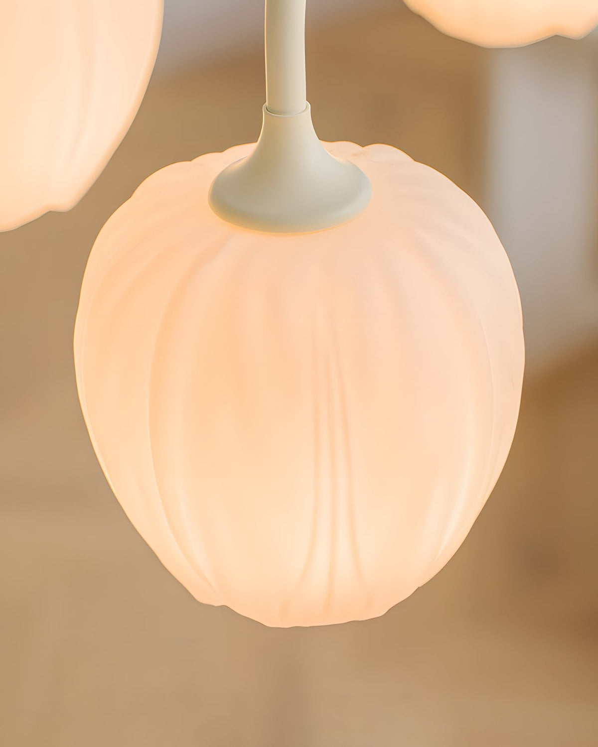 Tulip Matcha Glass Chandelier — product view 13
