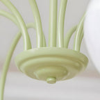 Tulip Matcha Glass Chandelier — product view 14