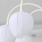 Tulip Matcha Glass Chandelier — product view 15